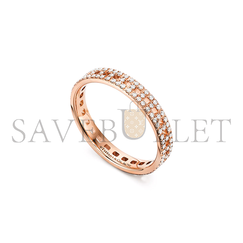 TIFFANY T TRUE NARROW RING IN ROSE GOLD 63961795